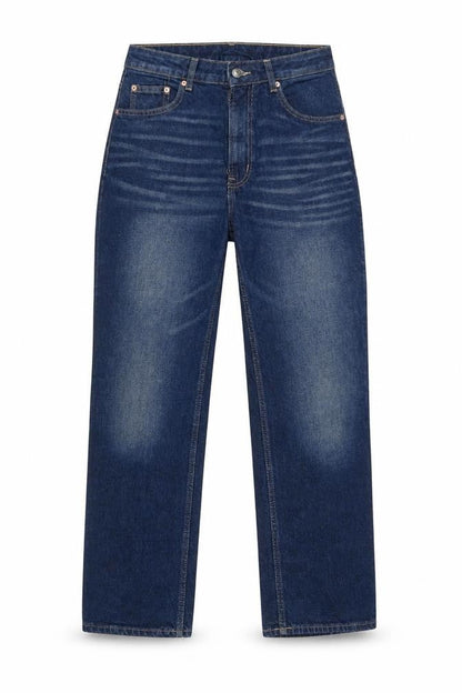 Mens UK Size M H&M Regular Fit Straight Blue Jeans