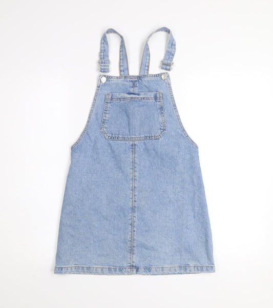 Womens UK Size 6 Topshop Pinafore/Dungaree Dress