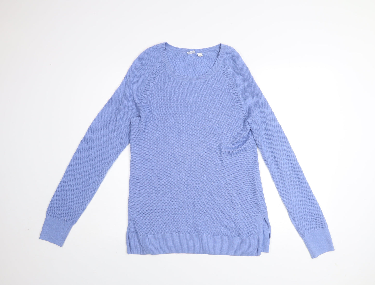 GAP Men's Blue Cotton Blend Crew Neck Pullover Jumper Size S