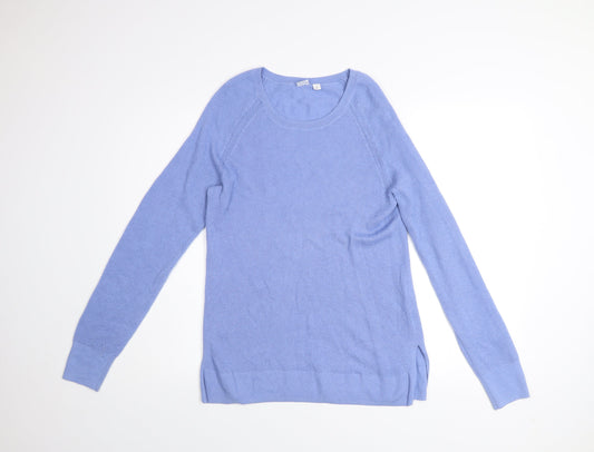GAP Men's Blue Cotton Blend Crew Neck Pullover Jumper Size S