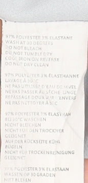 Boohoo Women Blue Off Shoulder Cropped Blouse UK 14