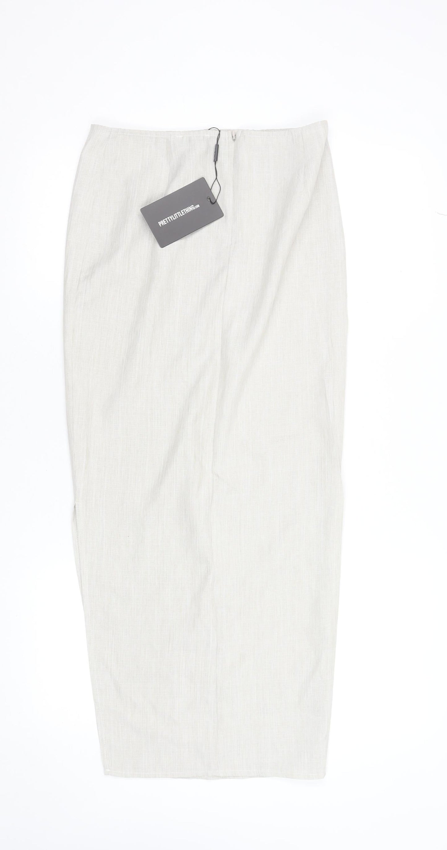 Womens UK Size 6 PRETTYLITTLETHING Straight & Pencil Jersey Skirt