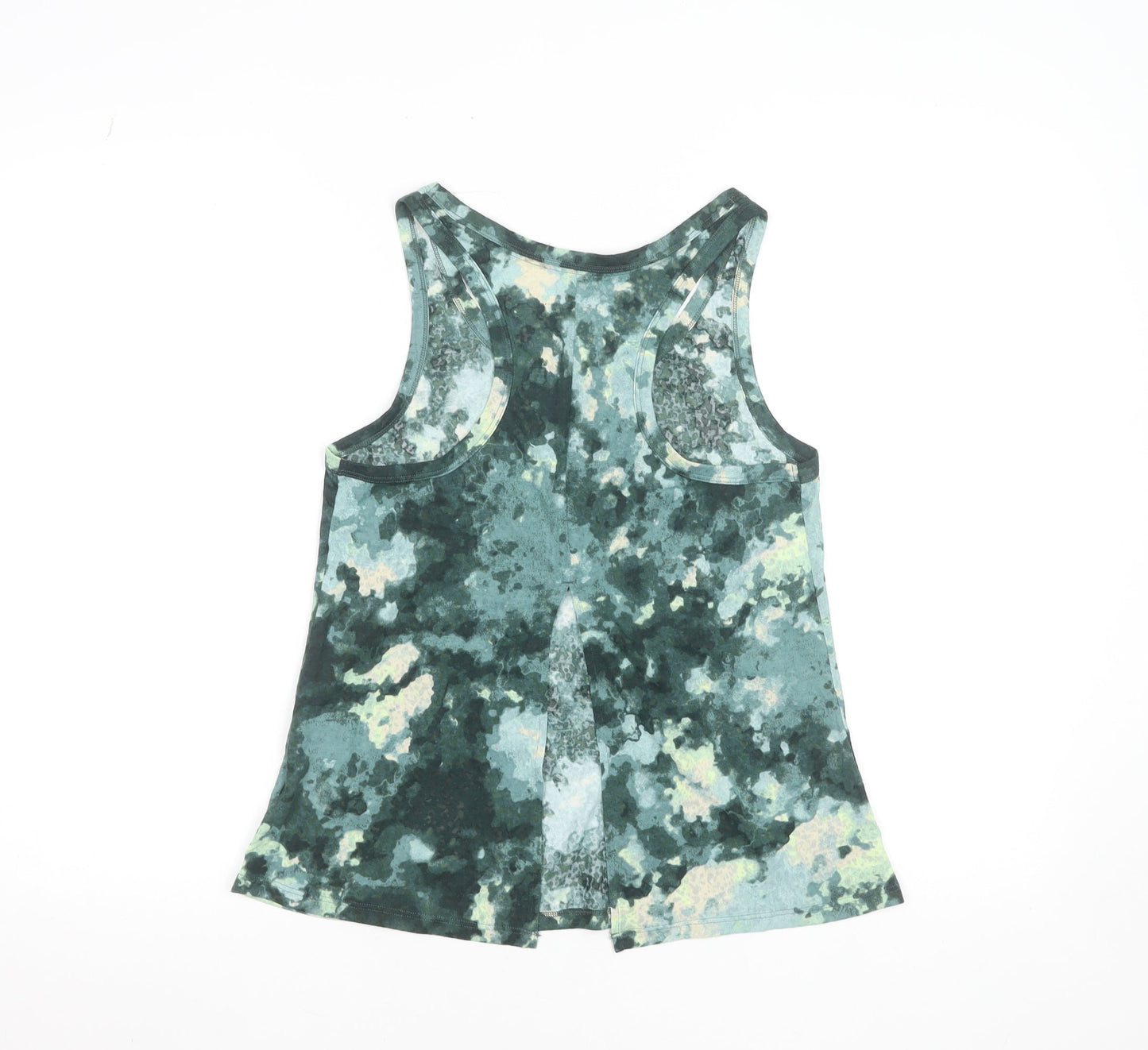 Marks and Spencer Women’s Green Camouflage Tank Top Size 8