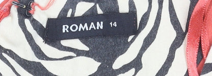 Womens UK Size 14 Roman Sheath Dress