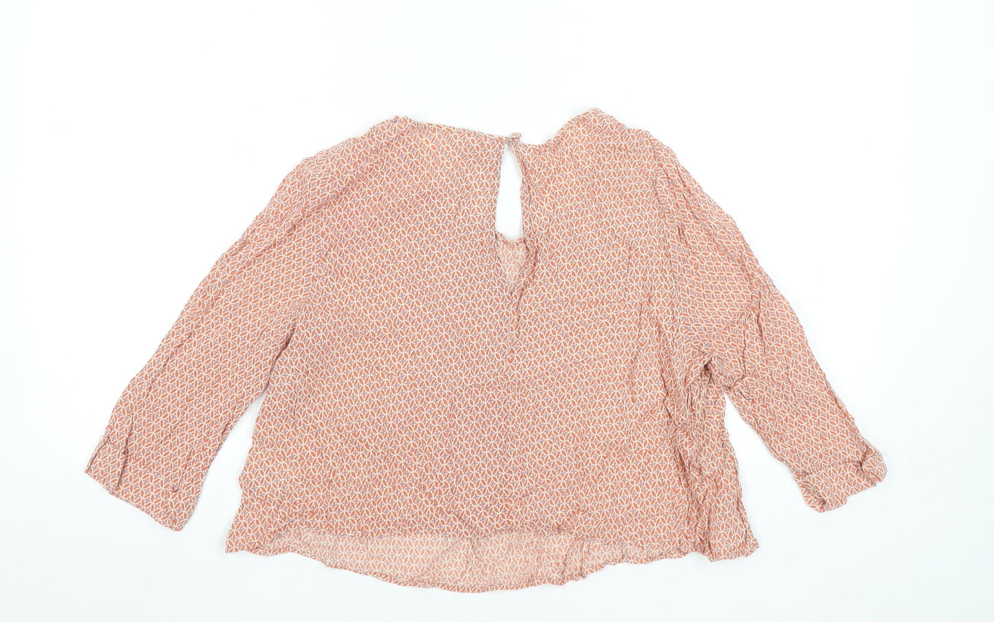 Womens UK Size S Pins and Needles Orange Bohemian Blouse