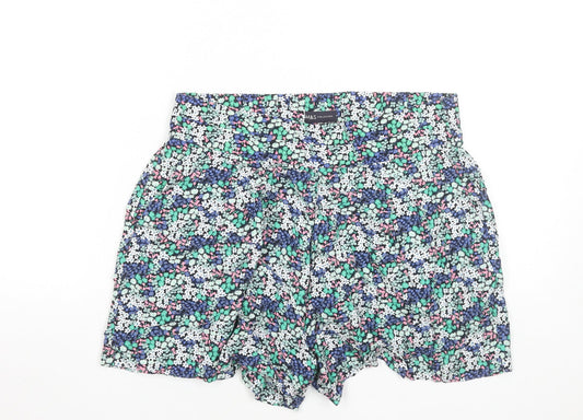 Marks and Spencer Womens Multicoloured Floral Culotte Shorts Size 12