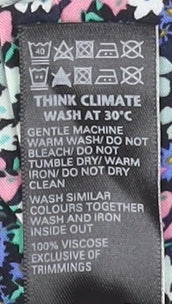 Marks and Spencer Womens Multicoloured Floral Culotte Shorts Size 12