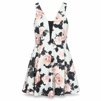 Womens UK Size 12 New Look Fit & Flare Dress