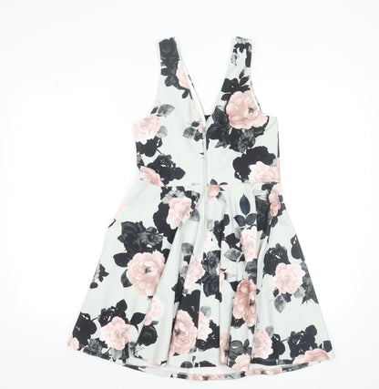 Womens UK Size 12 New Look Fit & Flare Dress