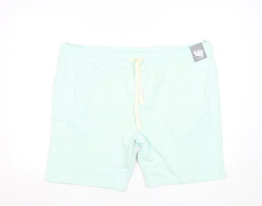 Marks and Spencer Men’s Green 3XL Sweat Shorts with Pockets