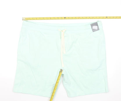 Marks and Spencer Men’s Green 3XL Sweat Shorts with Pockets