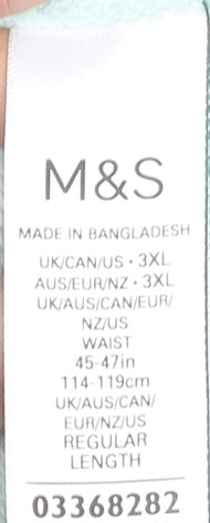 Marks and Spencer Men’s Green 3XL Sweat Shorts with Pockets