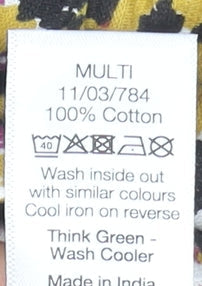 Womens UK Size 10 M&Co Multicoloured Tunic Blouse