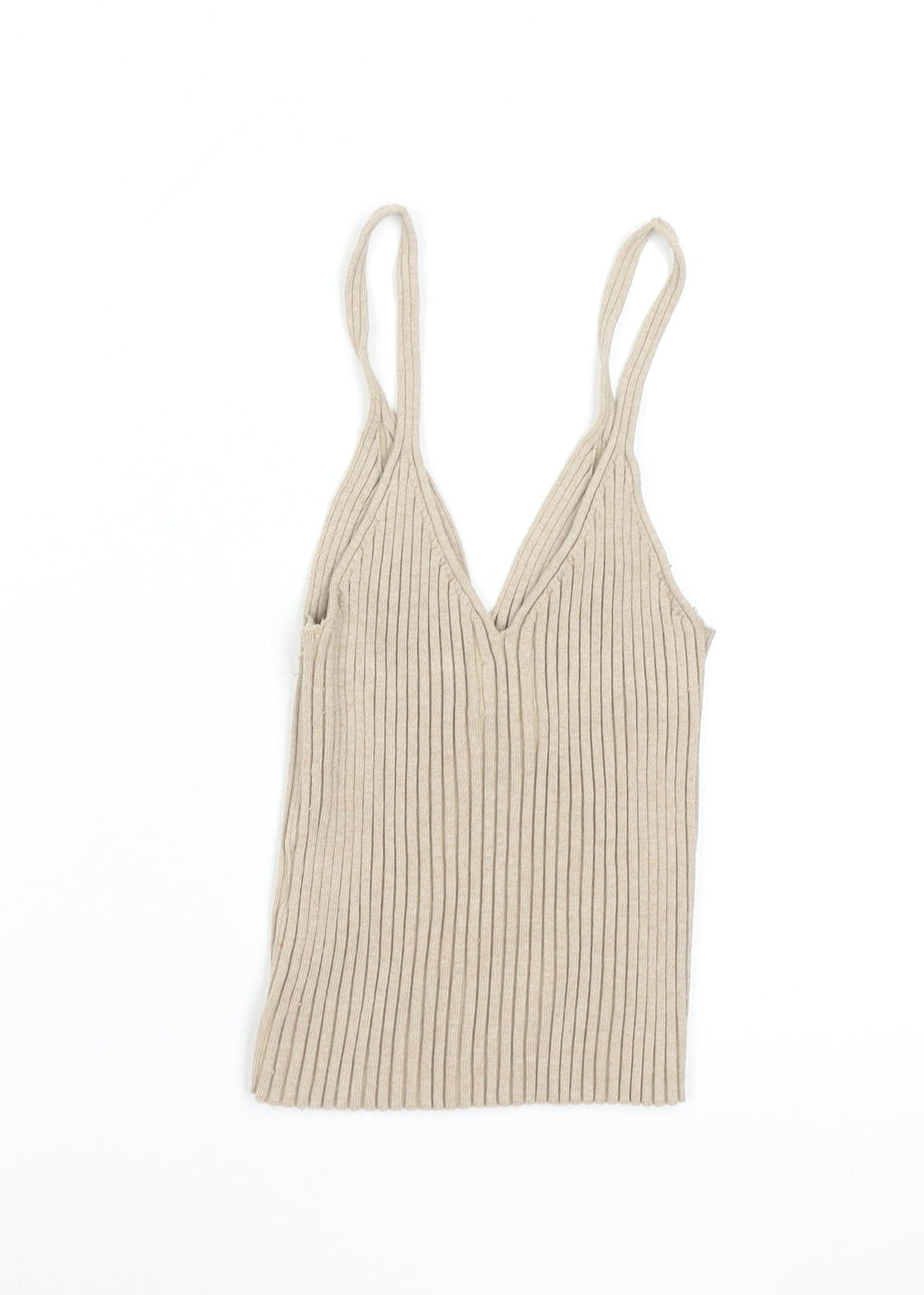 Womens UK Size XS H&M Beige Camisole Tank