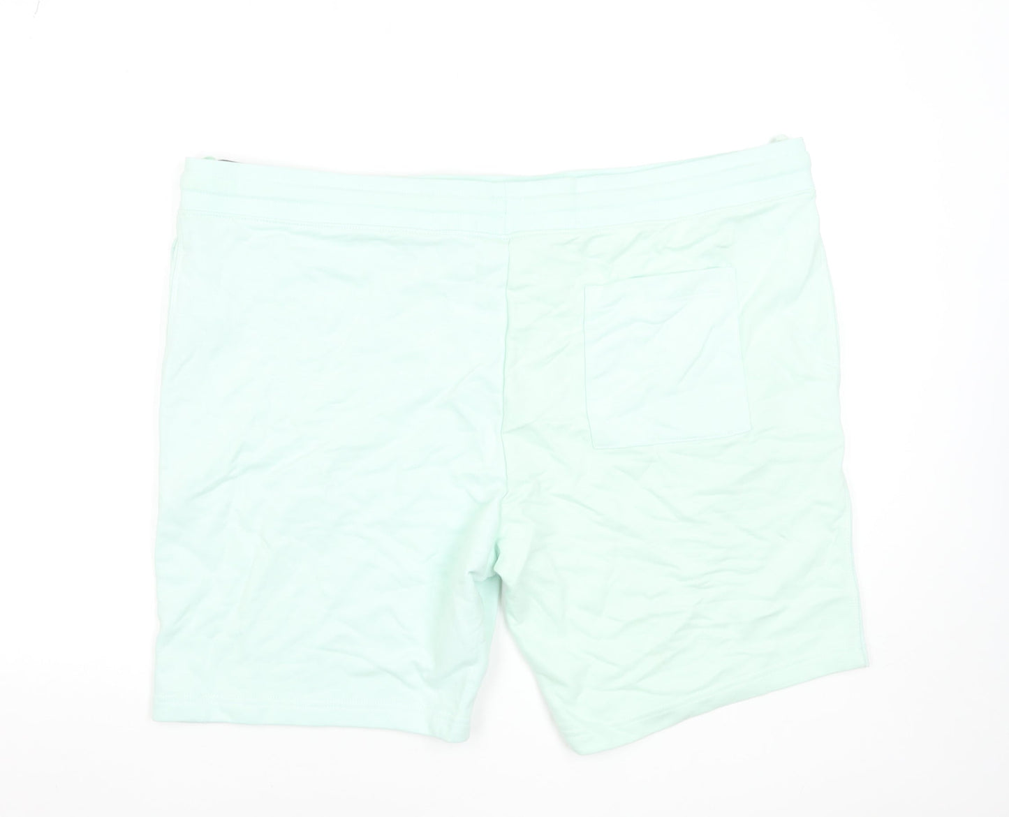 Marks and Spencer Men’s Green 3XL Sweat Shorts with Drawstring Waist
