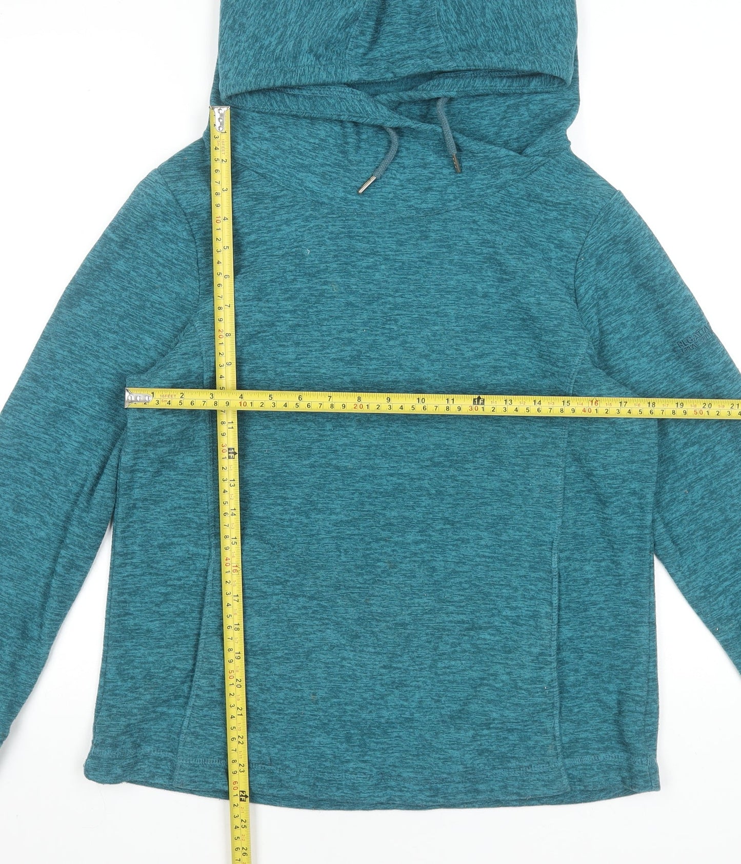 Womens UK Size 10 Regatta Blue Pullover Hoodie