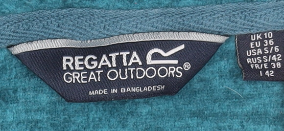 Womens UK Size 10 Regatta Blue Pullover Hoodie
