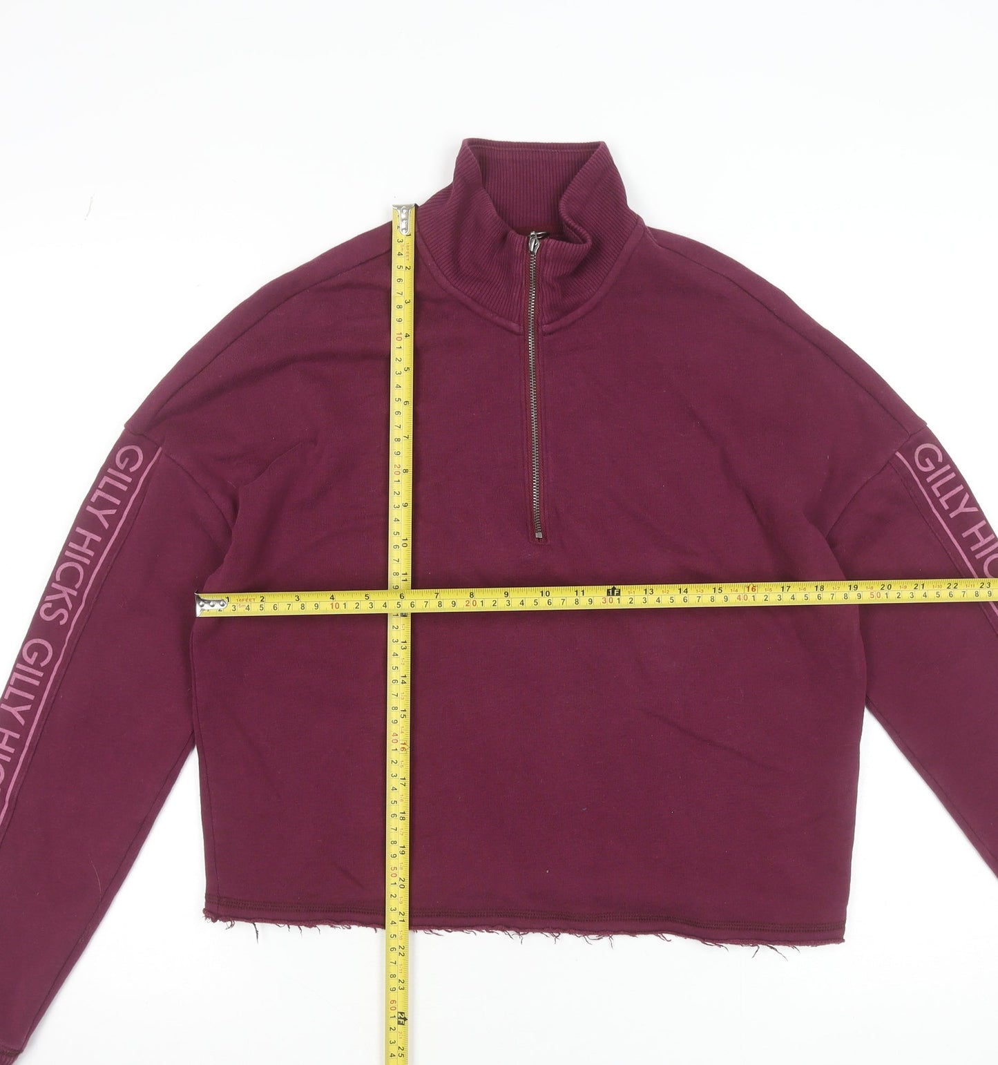Womens UK Size M Gilly Hicks Purple Pullover Sweatshirt