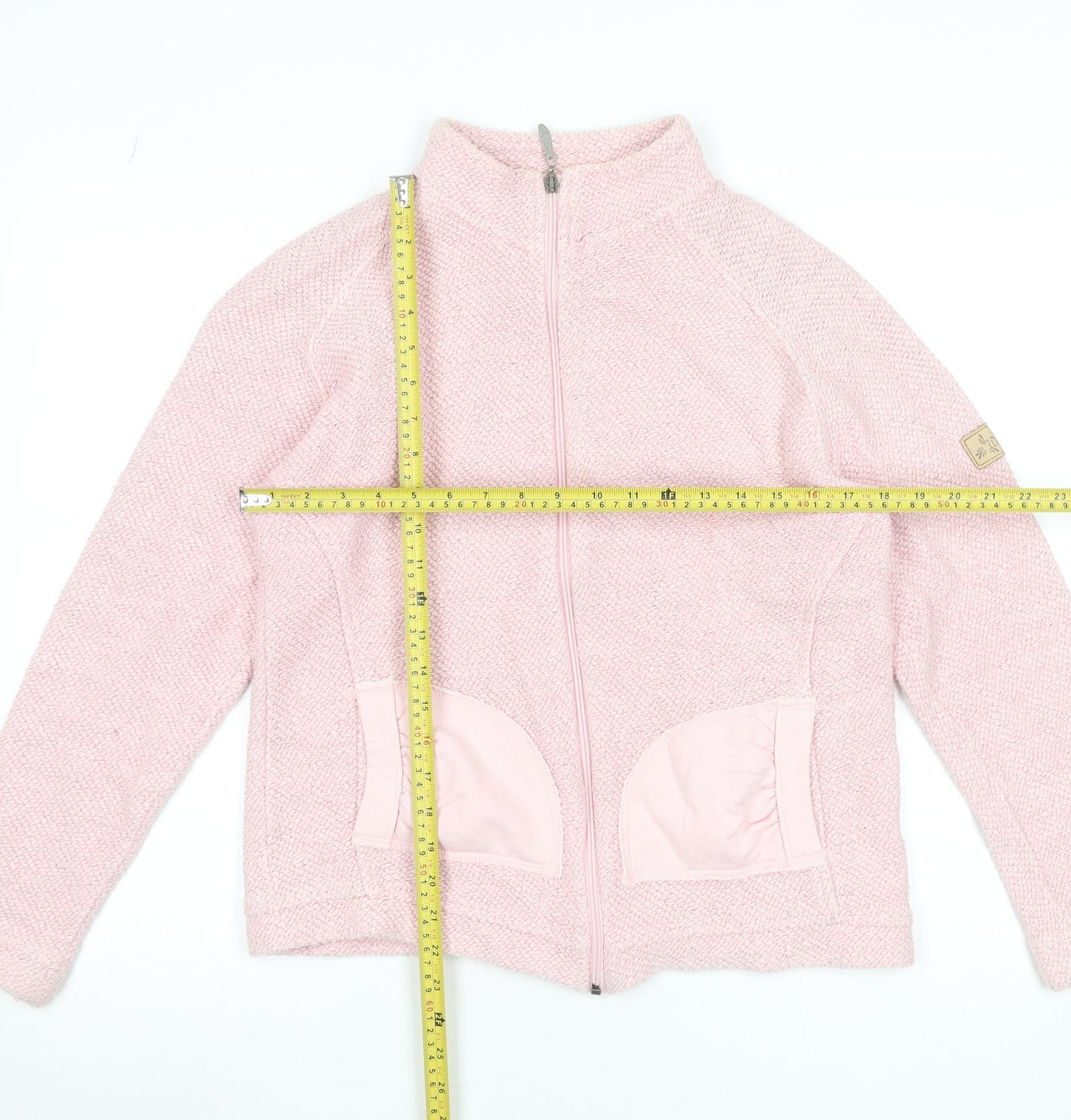 Womens UK Size L Weird Fish Pink Basic Jacket