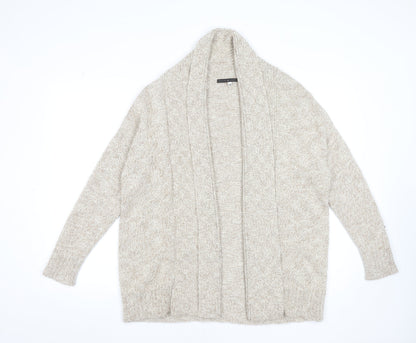 Womens UK Size XS Peruvian Connection Beige Cardigan Jumper
