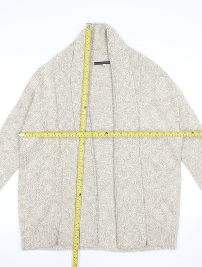 Womens UK Size XS Peruvian Connection Beige Cardigan Jumper