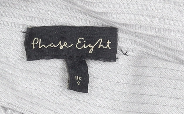 Womens UK Size S Phase Eight Grey Pullover Jumper
