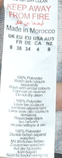 PrettyLittleThing Womens Beige Leopard Print Shorts UK 8 Polyester Casual