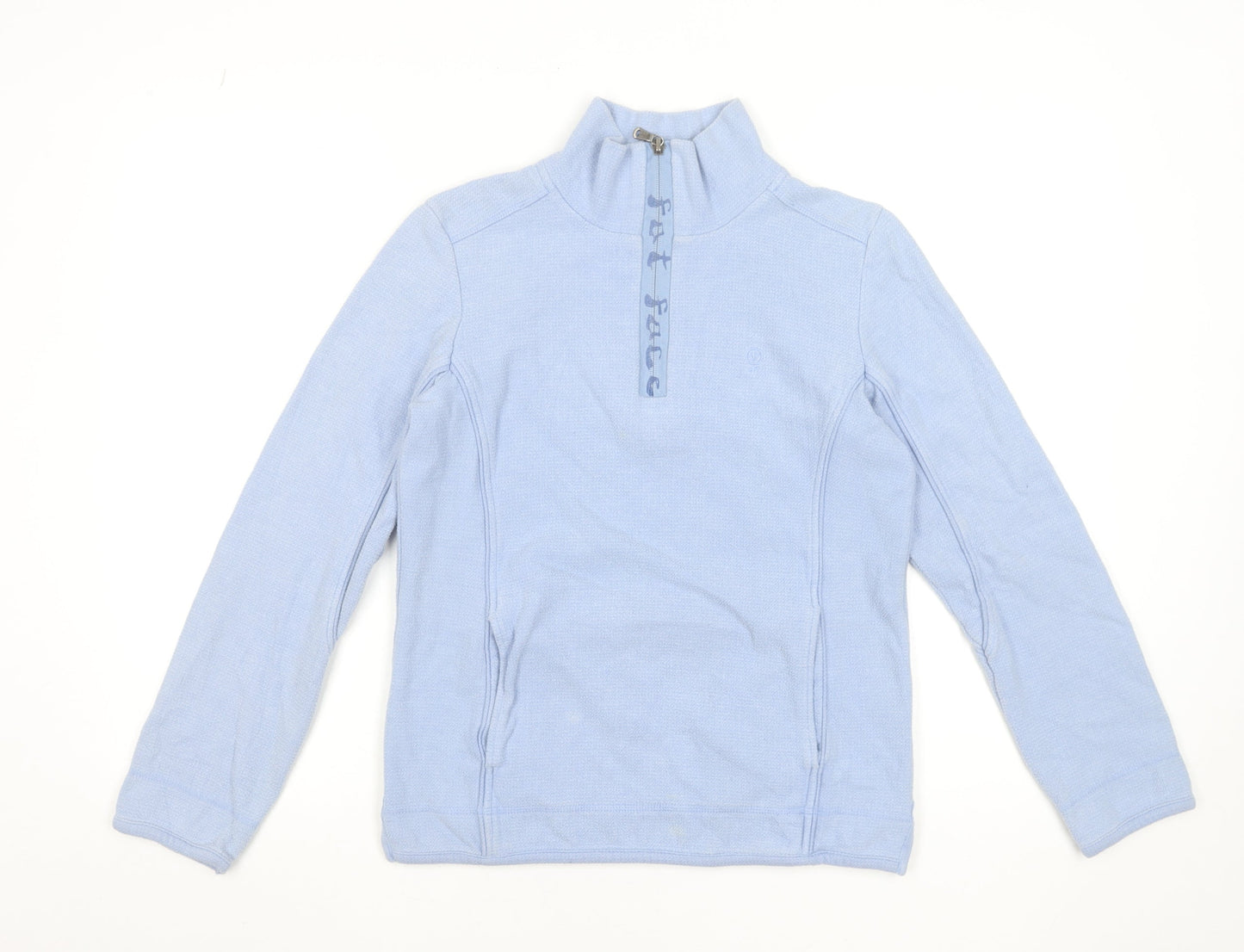 Womens UK Size 8 Fat Face Blue Pullover Sweatshirt