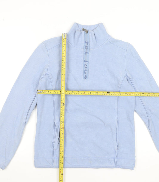 Womens UK Size 8 Fat Face Blue Pullover Sweatshirt