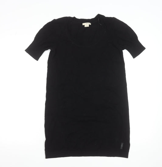 DKNY Jeans Women’s Black Short Sleeve Knit T-Shirt Dress Size S