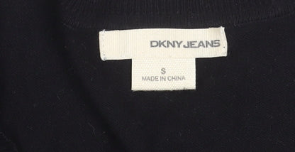 DKNY Jeans Women’s Black Short Sleeve Knit T-Shirt Dress Size S