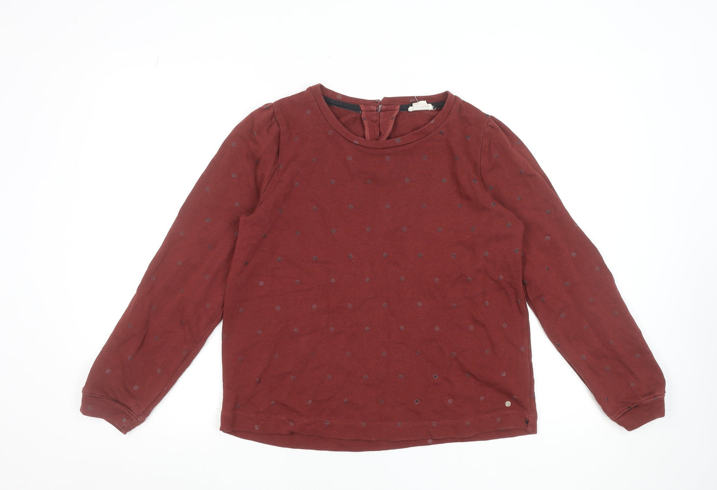 Womens UK Size 10 Fat Face Red Pullover Sweatshirt