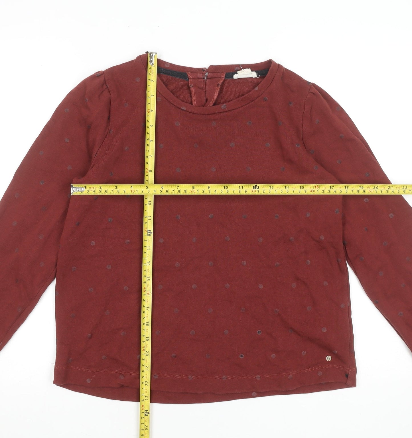 Womens UK Size 10 Fat Face Red Pullover Sweatshirt