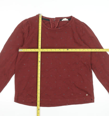 Womens UK Size 10 Fat Face Red Pullover Sweatshirt
