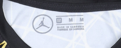 Mens UK Size M Jordan Black Football T-Shirt