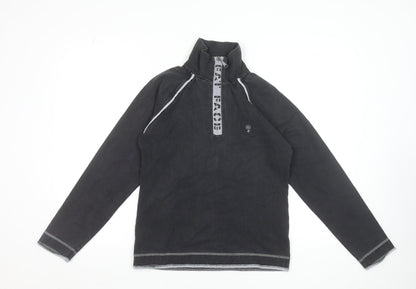 Womens UK Size 8 Fat Face Black Pullover Sweatshirt