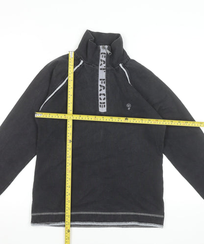 Womens UK Size 8 Fat Face Black Pullover Sweatshirt