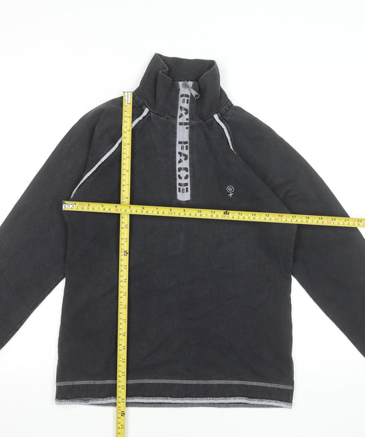 Womens UK Size 8 Fat Face Black Pullover Sweatshirt
