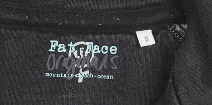 Womens UK Size 8 Fat Face Black Pullover Sweatshirt
