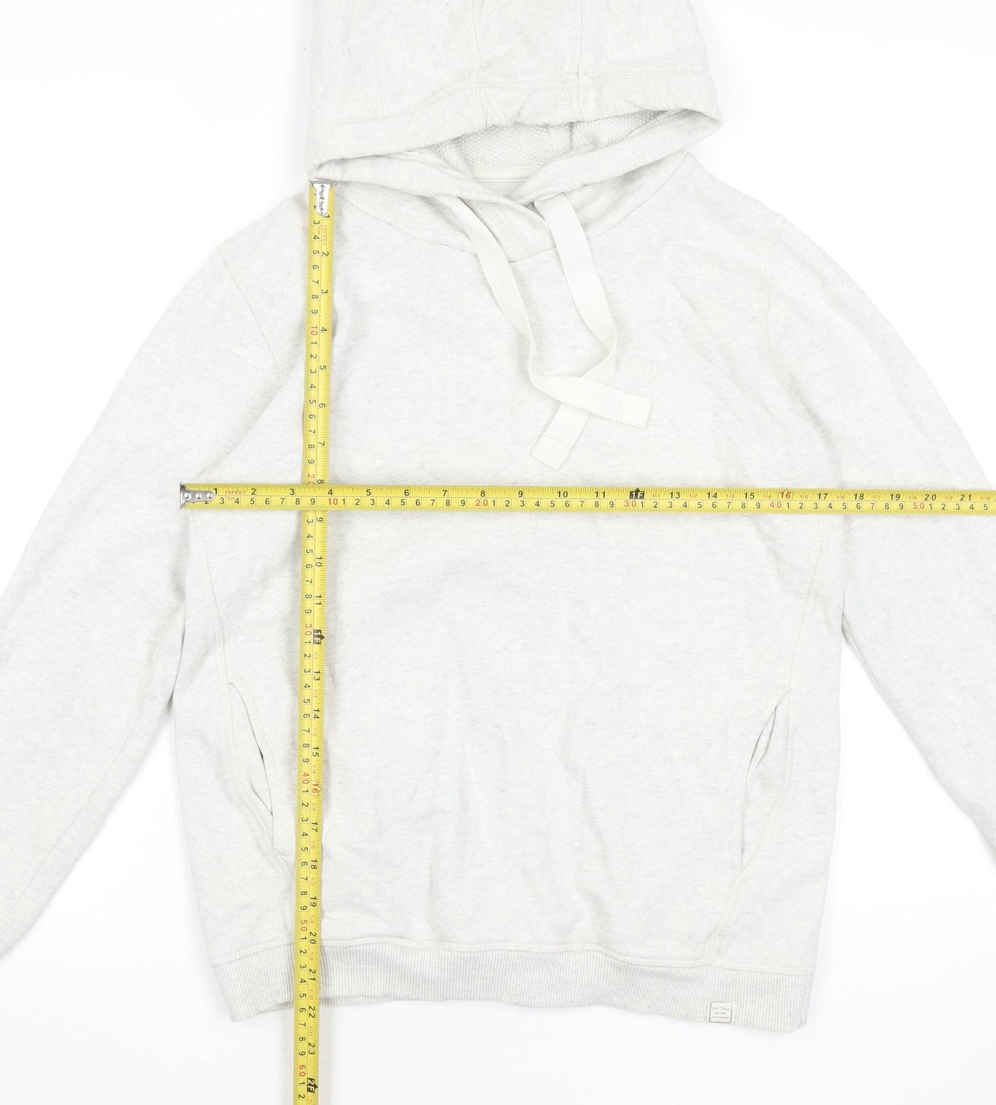 Womens UK Size XS FatFace Grey Pullover Hoodie