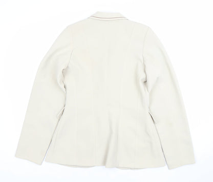 Womens UK Size 12 Studio F Regular Beige Blazer