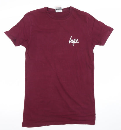 Mens UK Size S Hype Red  T-Shirt