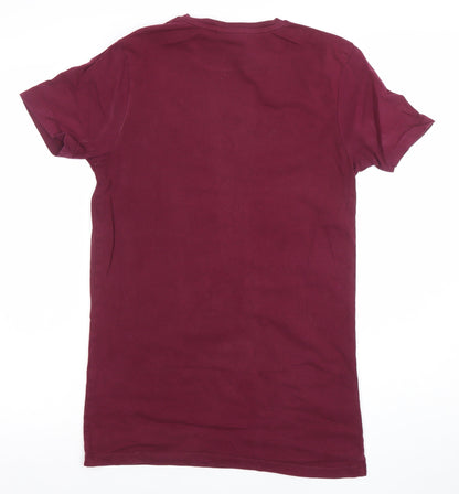 Mens UK Size S Hype Red  T-Shirt