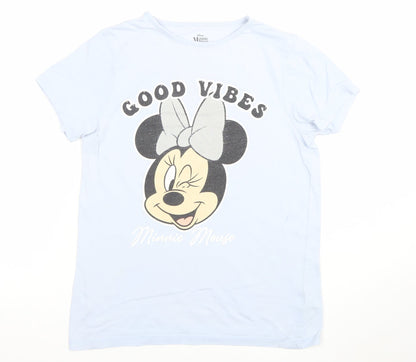Teens UK Size 11-12Y / 152cm Disney Blue Basic T-Shirt