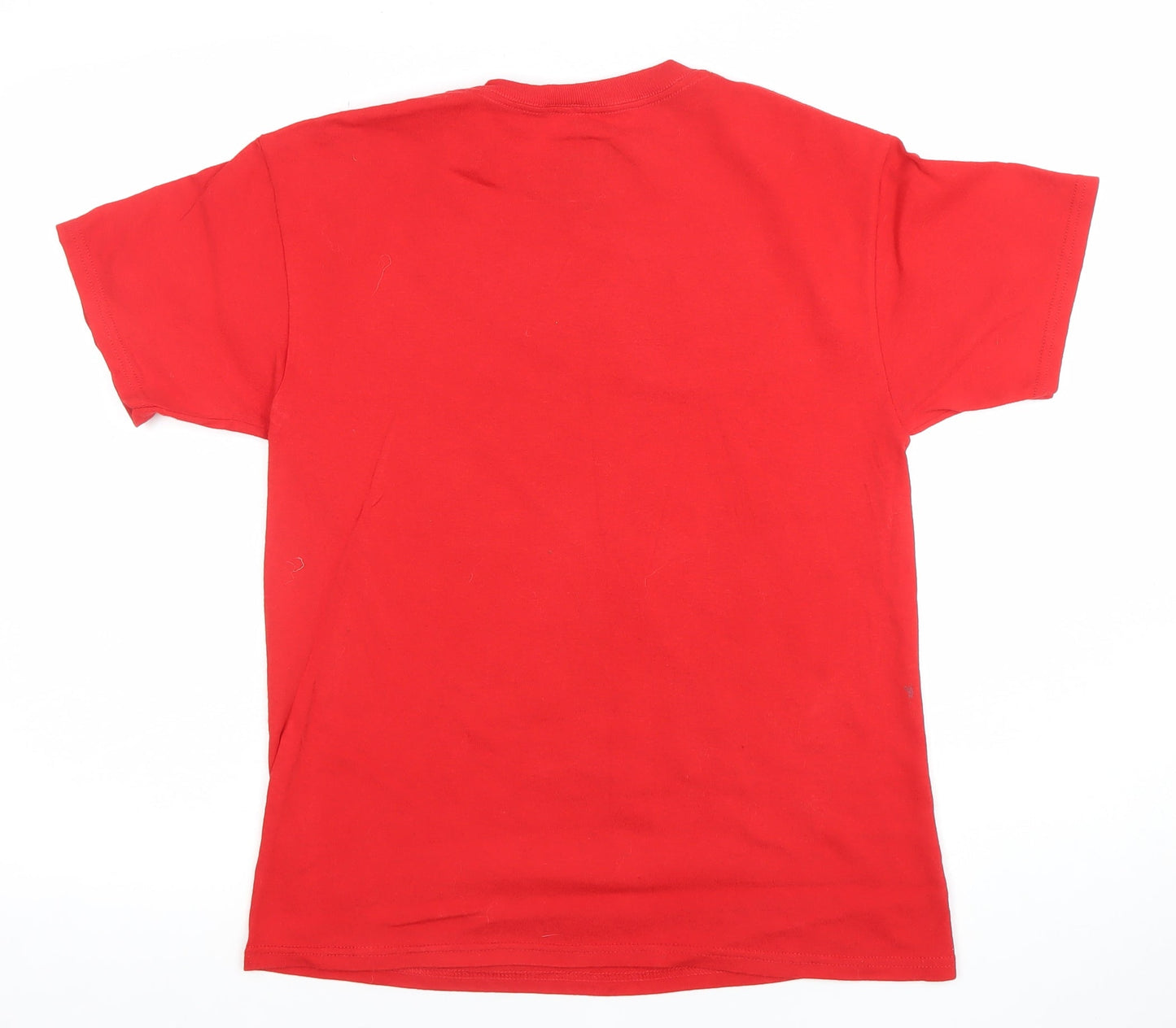 Boys UK Size L The Young & Wild Red Basic T-Shirt