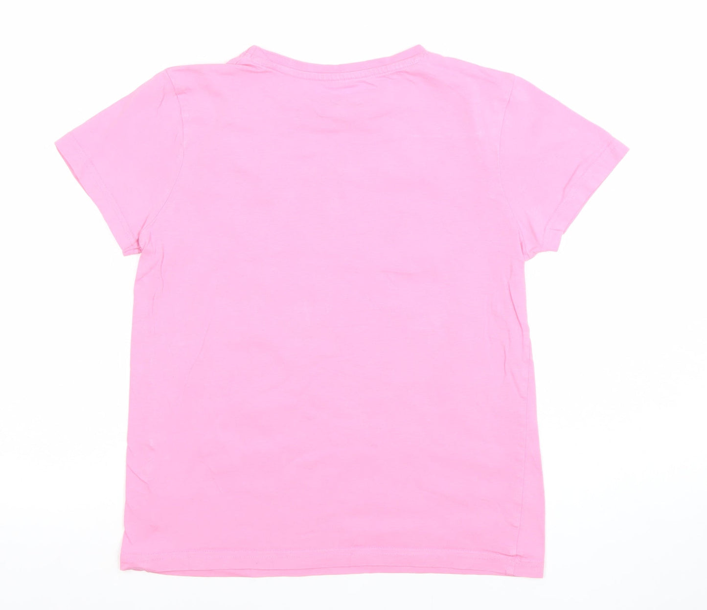 Girls UK Size 10-11 Years Disney at Primark Pink Basic T-Shirt