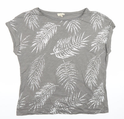 Womens UK Size 14 Phase Eight Grey Basic T-Shirt