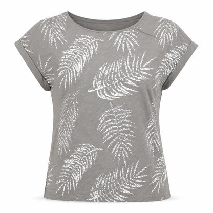 Womens UK Size 14 Phase Eight Grey Basic T-Shirt