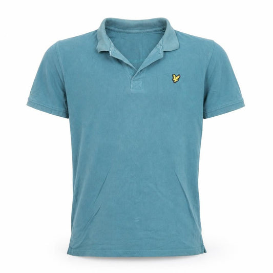 Boys UK Size 12-13 Years Lyle & Scott Blue Basic Polo