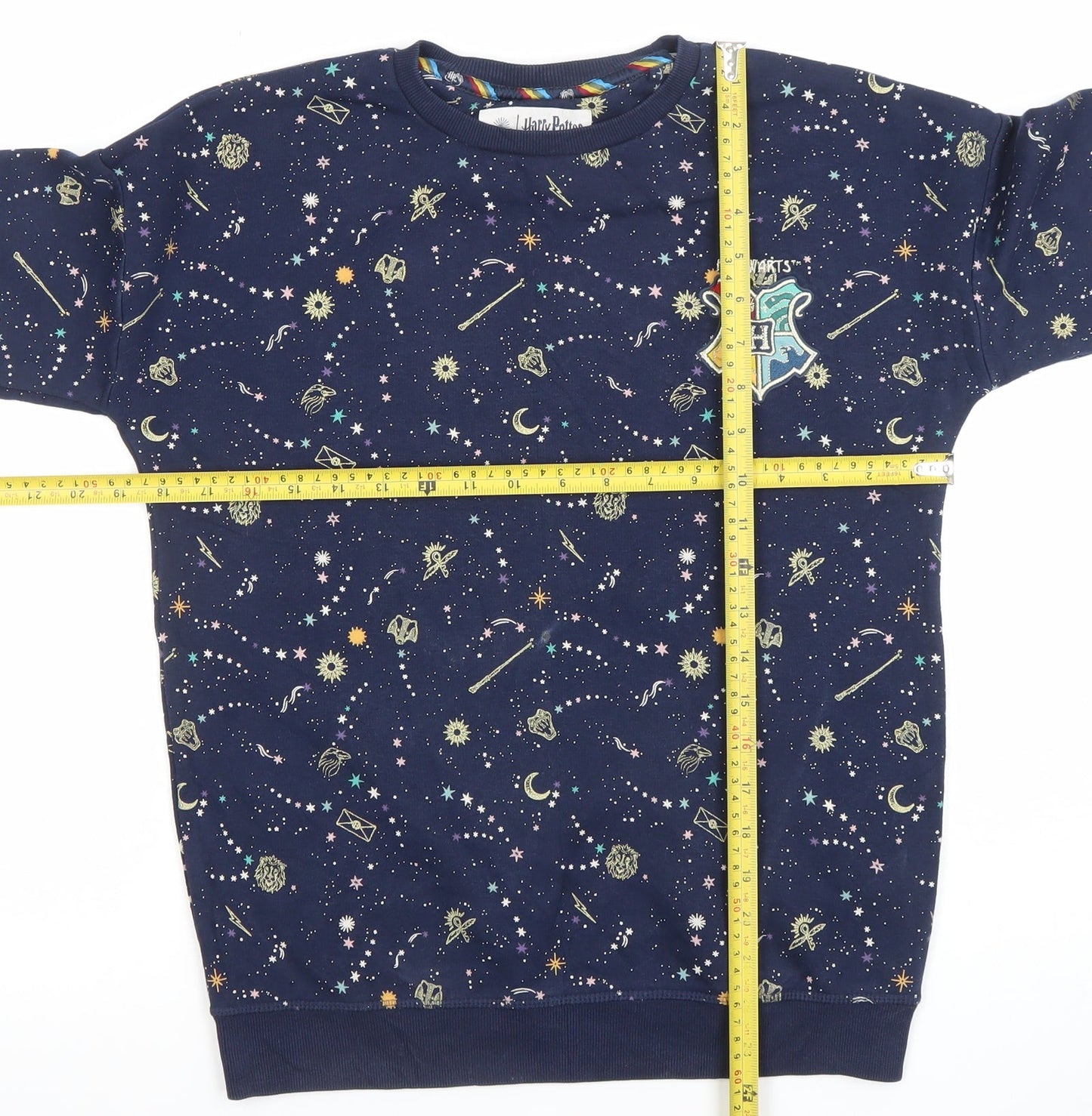 Marks and Spencer Girls Blue Harry Potter Hogwarts Nightshirt 9-10 Years